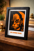 Jai Shree Ram 3D Hanuman Devotional Frame