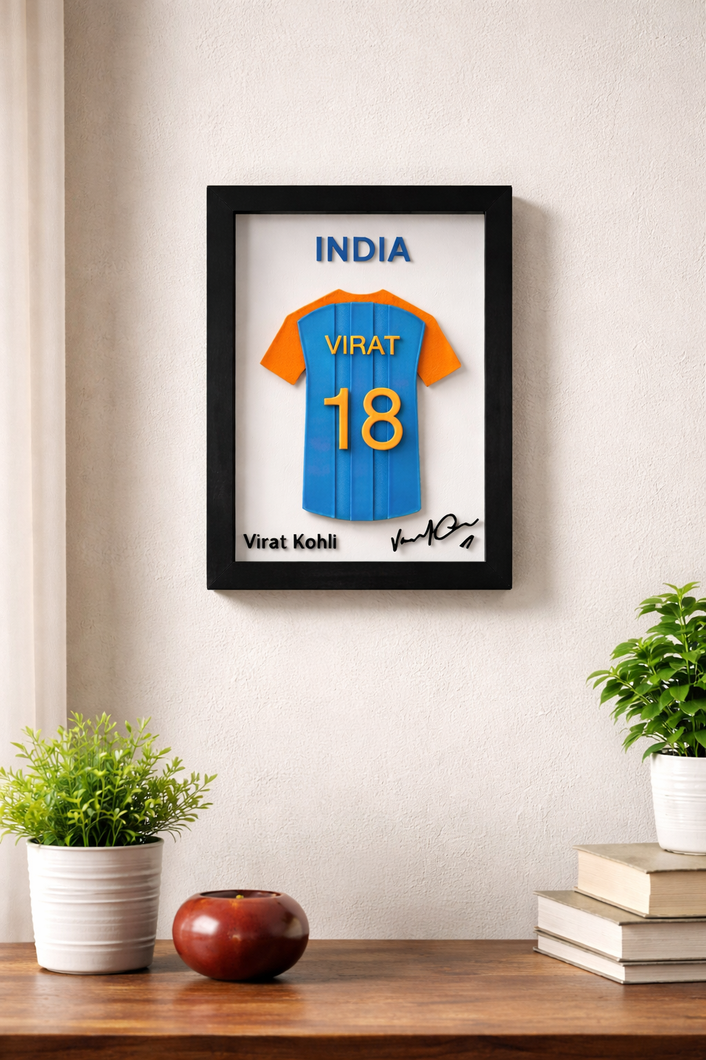 Virat Kohli 3D Jersey Frame