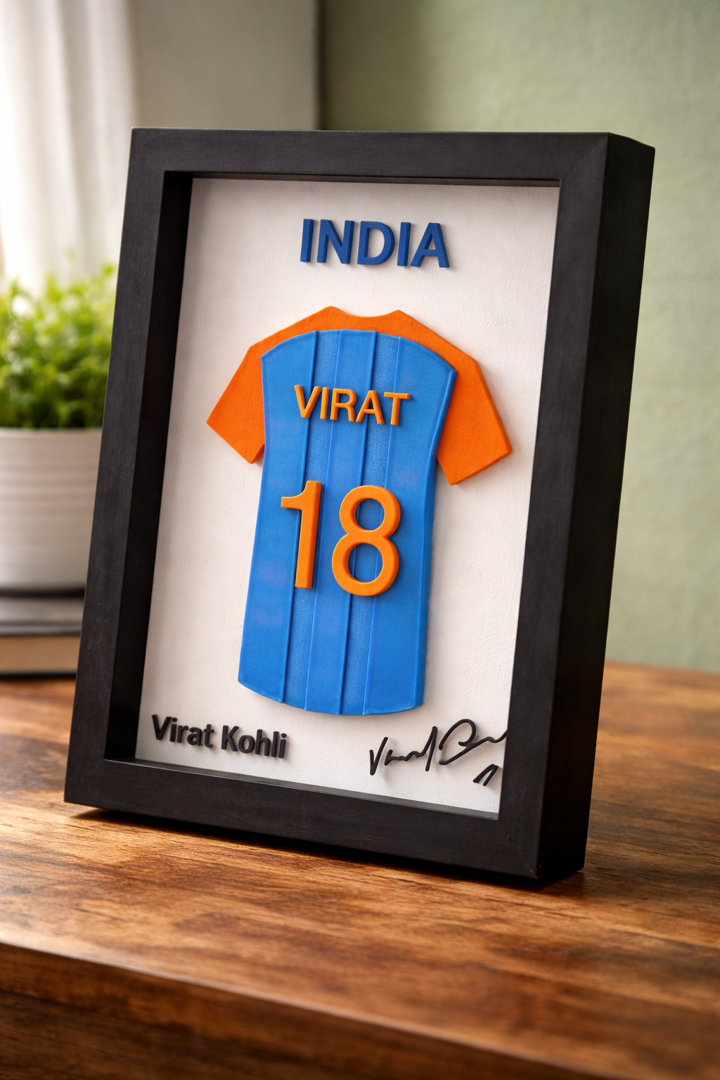 Virat Kohli 3D Jersey Frame