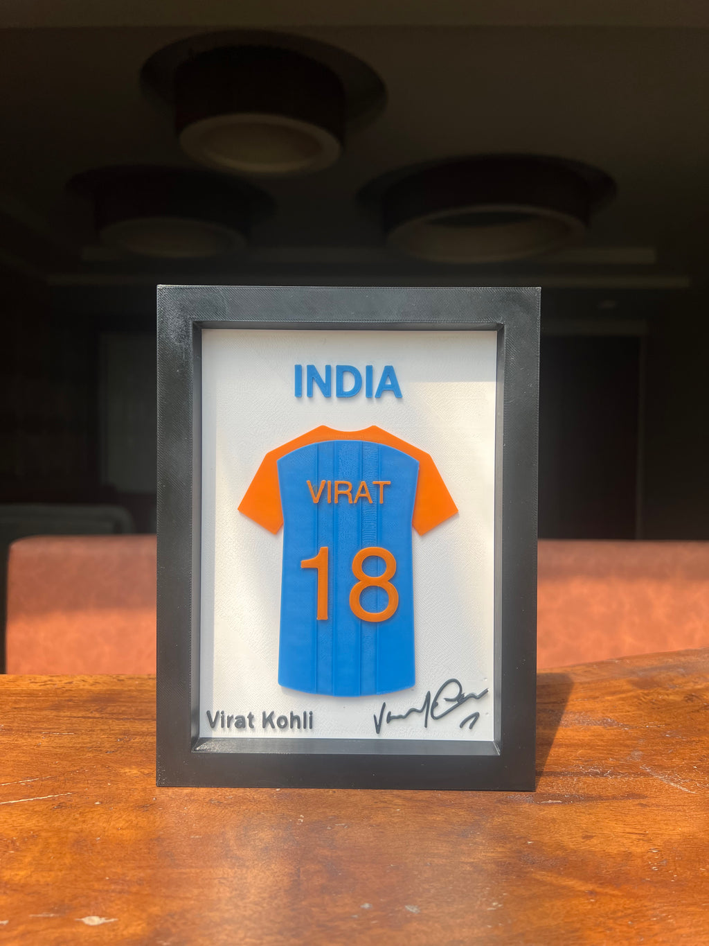 Virat Kohli 3D Jersey Frame