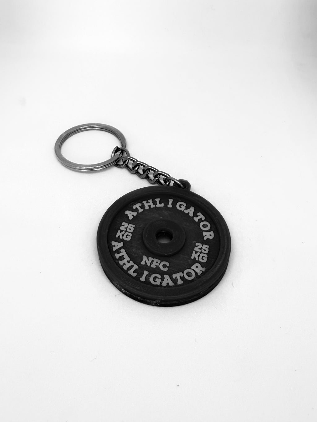 Custom NFC Weight Plate Keychain