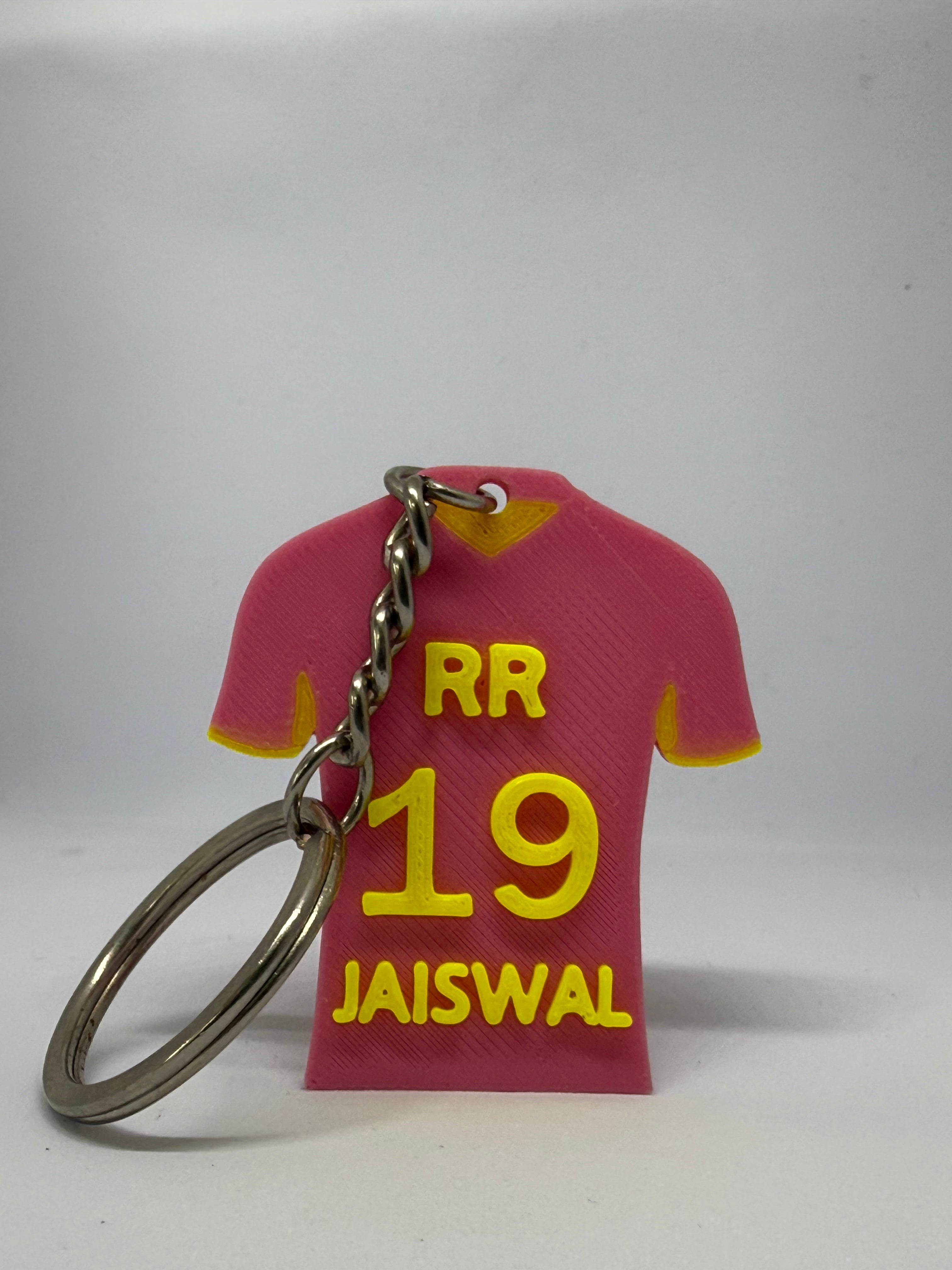 Custom Sports Jersey Keychain