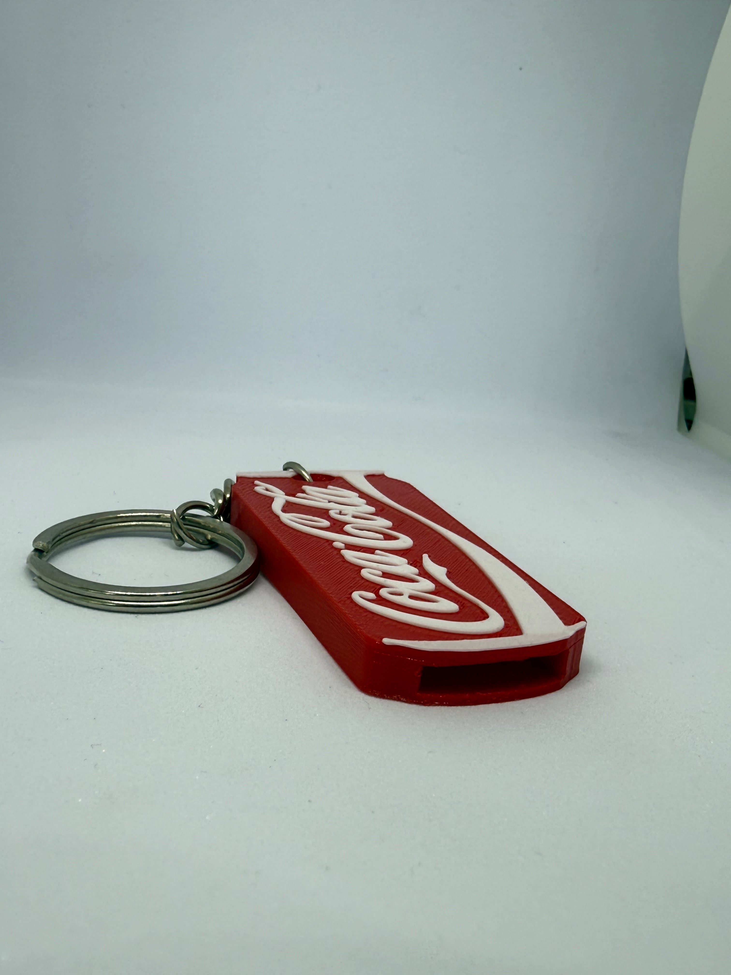 Soda Can Bottle Opener Keychain