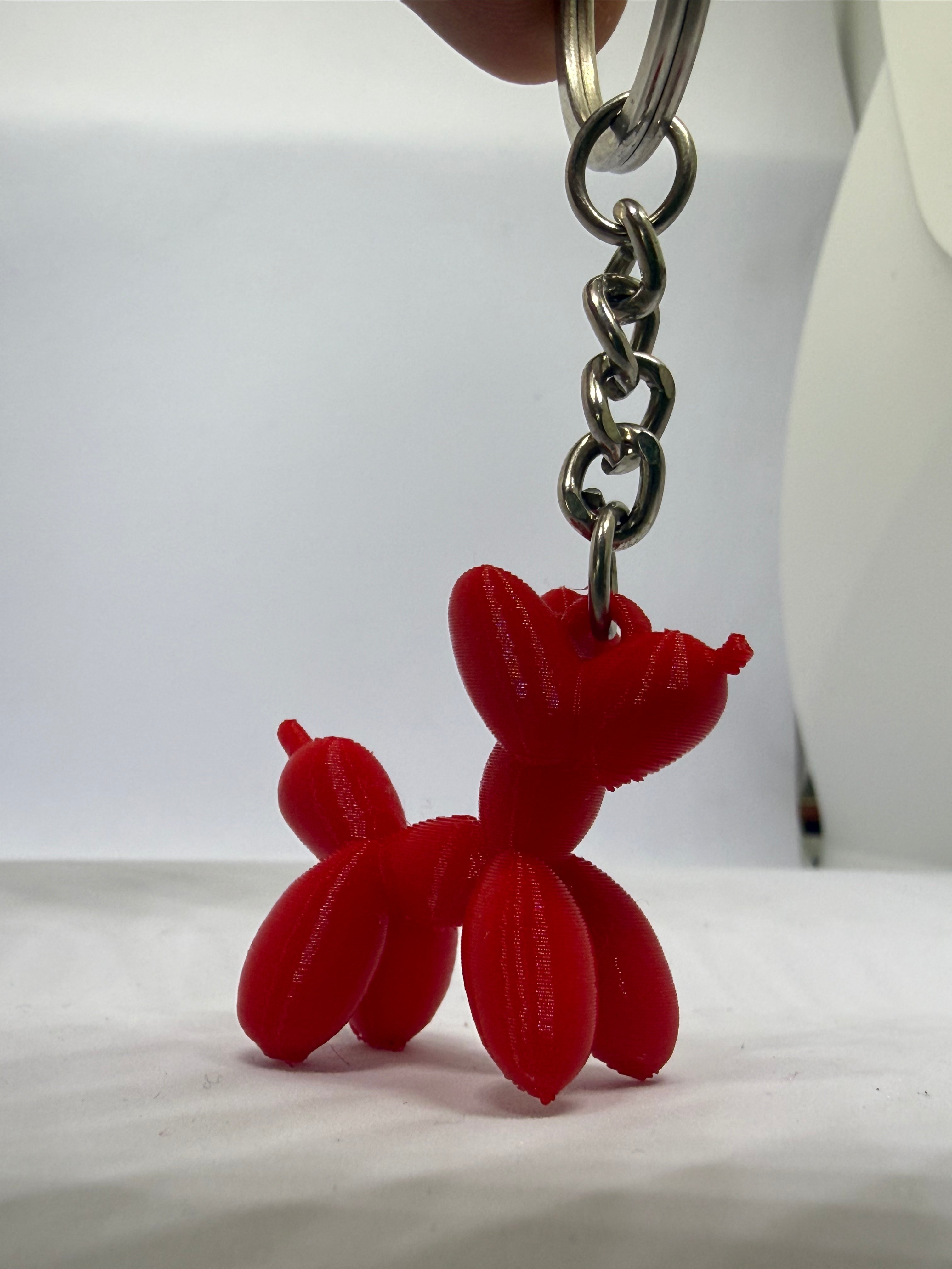 Balloon Dog Keychain
