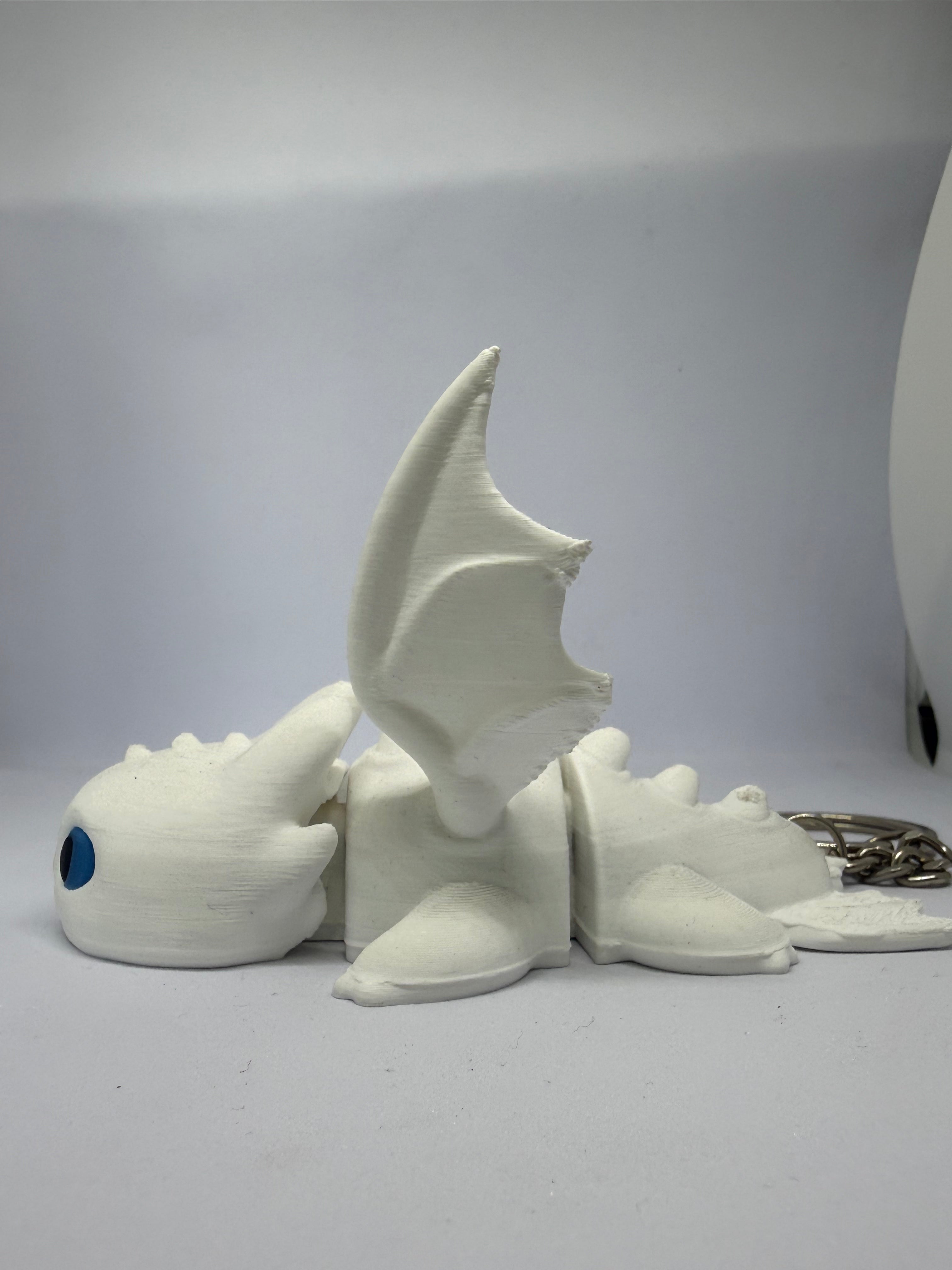 Articulated Dragon Keychain