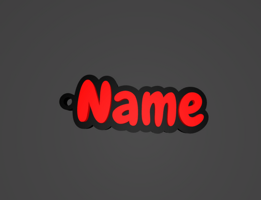 Custom Name Keychain