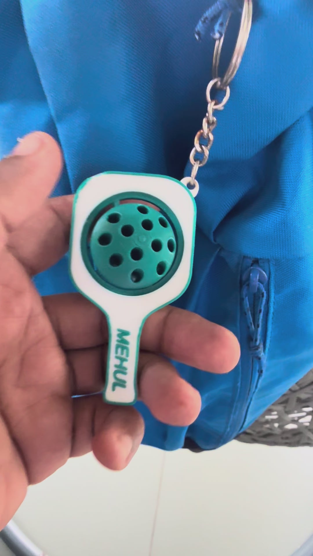 Pickleball Fidget Bag Charm