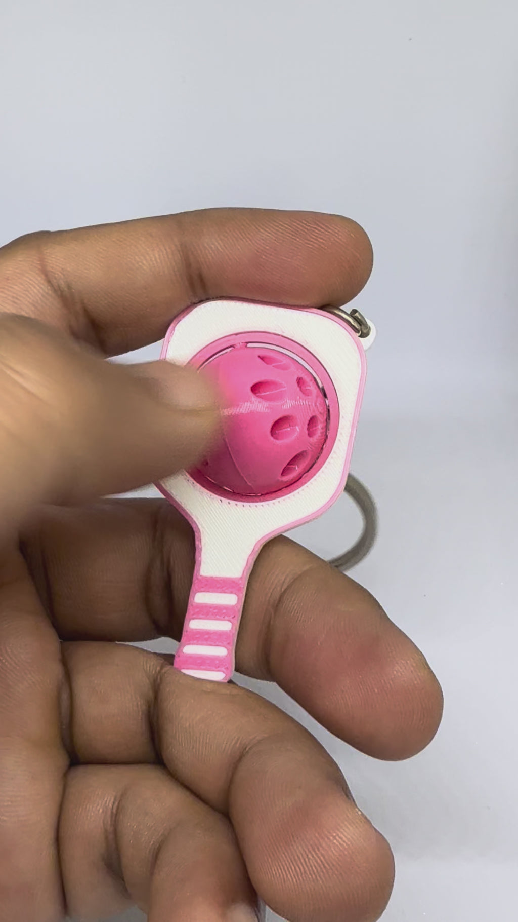 Pickleball Fidget Spinner Keychain